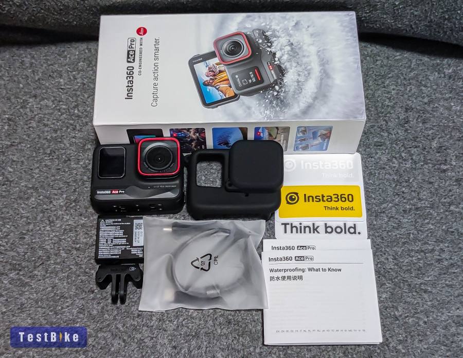 Insta360 Ace Pro 8k-s Akciókamera, Új állapotban, Extrákkal     