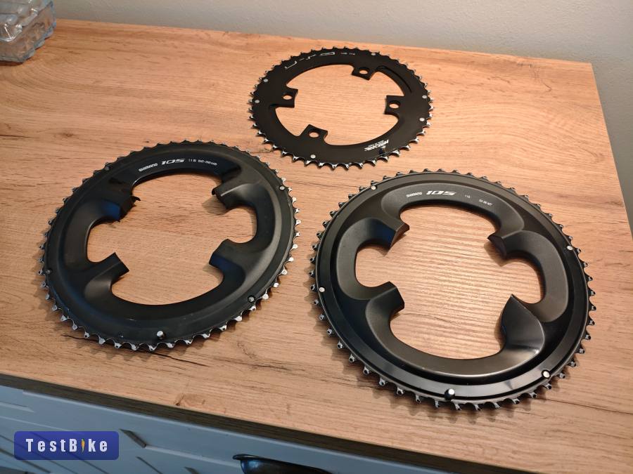 Jó állapotú Shimano 105 lánctányérok 2×11