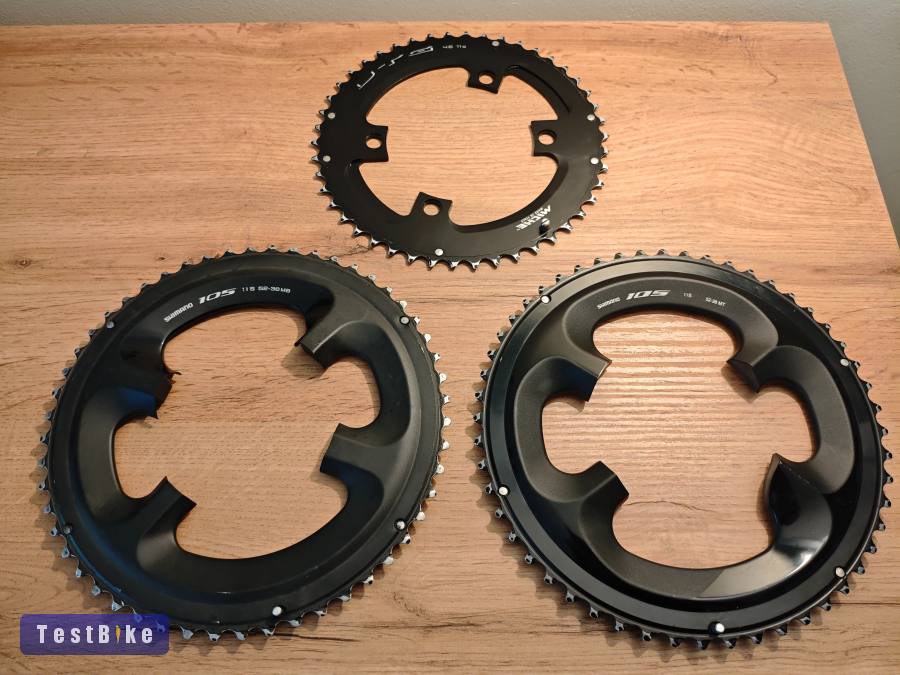 Jó állapotú Shimano 105 lánctányérok 2×11