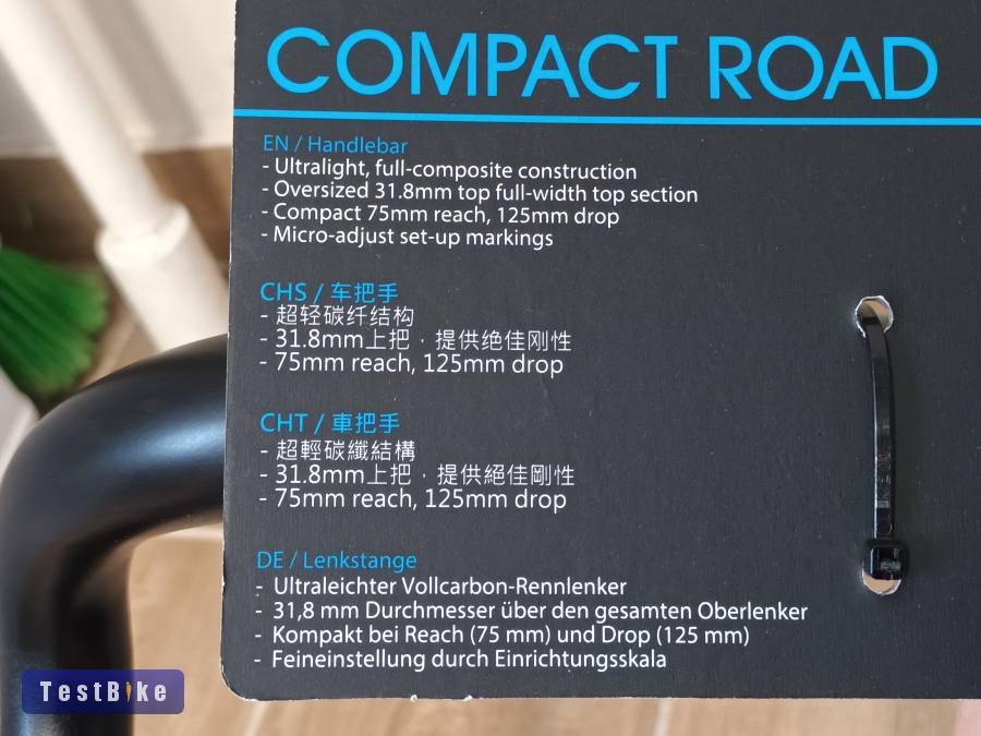 Karbon kormány 185g Új!