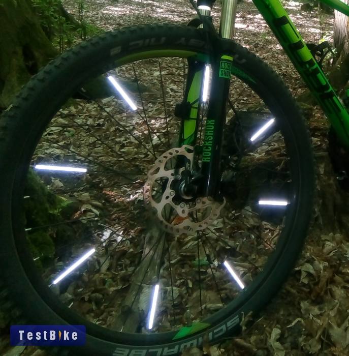 Kerékpár bicikli küllőprizma fényvisszaverő macskaszem