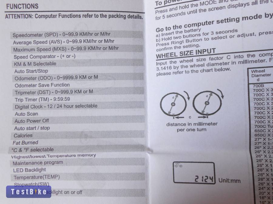 Kerékpár computer, vezeték nélküli, új!