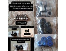 Kerékpár hajtómű, monoblokk, stucni csavarszettek. 