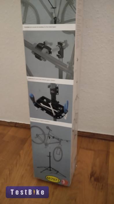 Kerékpár szerelő állvány vadonatúj dobozában Crivit 