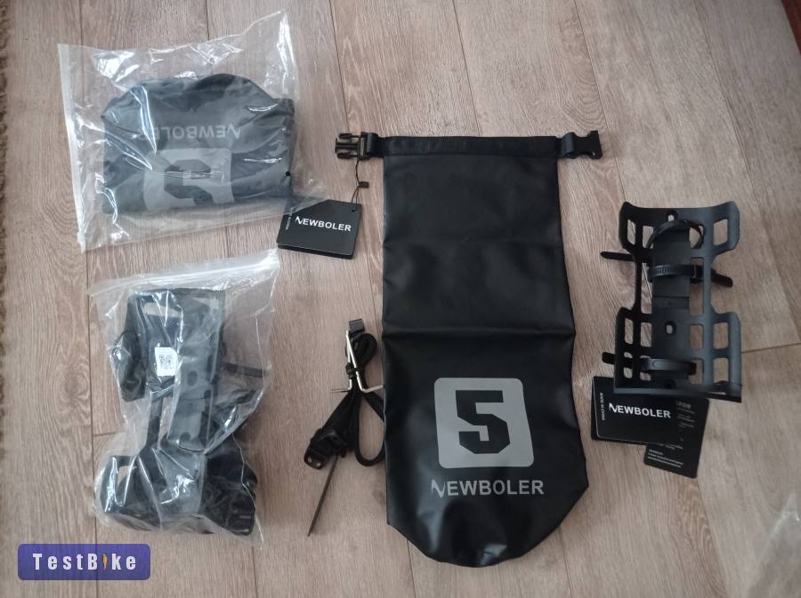 Kerékpár villatáska szett, bikepacking túratáskák