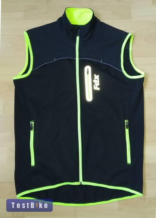 Kerékpáros mellény hideg időre.