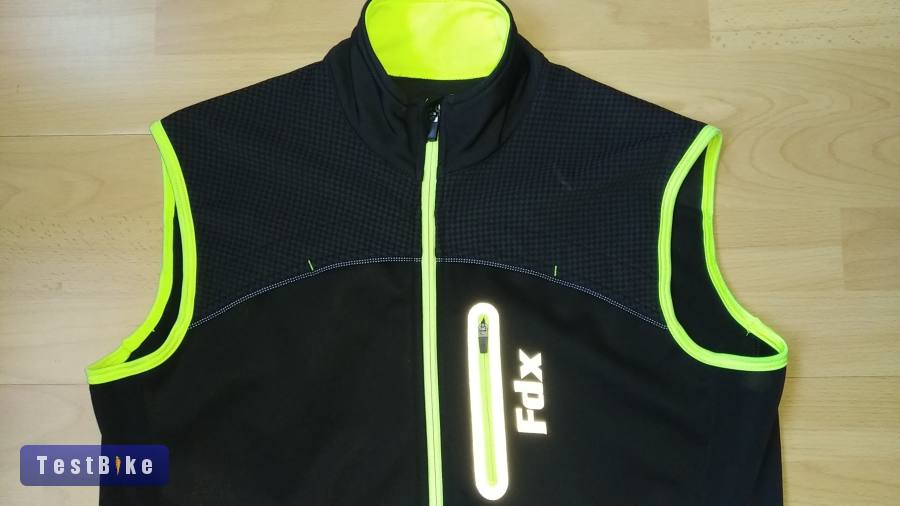 Kerékpáros mellény hideg időre.