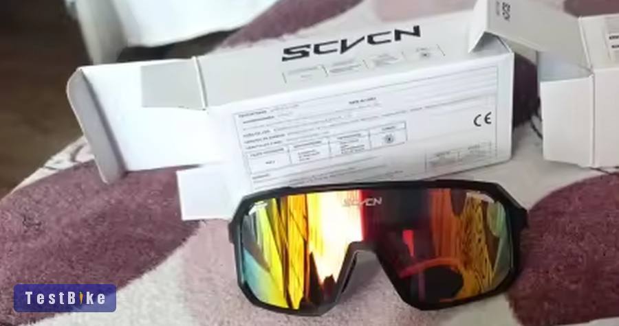 Kerékpáros napszemüveg UV400 vadi új polarizált narancssárga