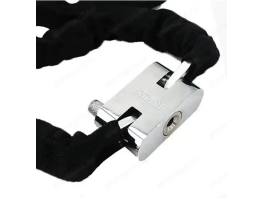 Kerékpáros zár láncos lakat 120 cm-es lánc integrált lakat