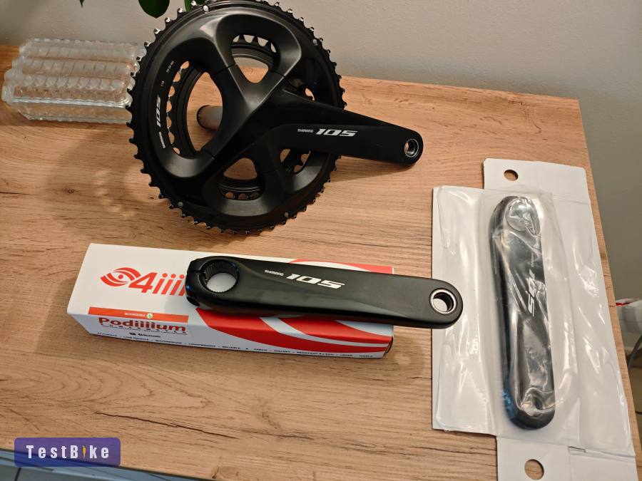 Kiváló állapotú Shimano 105 hajtómű 4iiii wattmérővel 