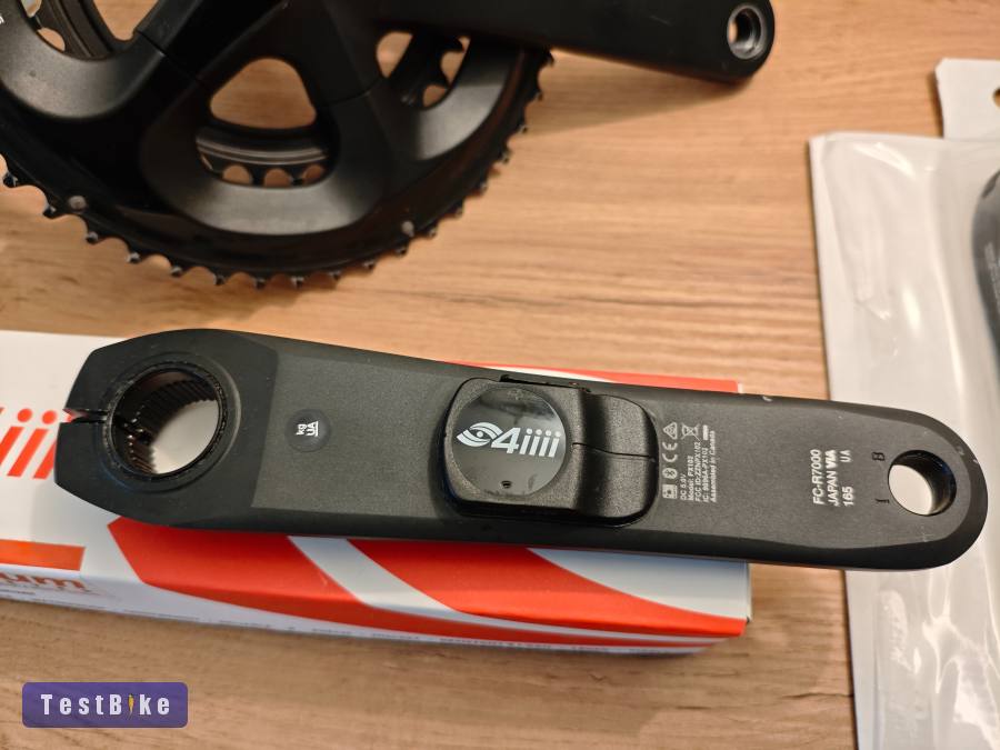 Kiváló állapotú Shimano 105 hajtómű 4iiii wattmérővel 