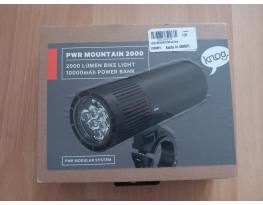 Knog PWR Mountain 2000 L / 10000 mAh első lámpa + powerbank