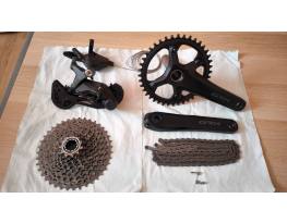 Komplett 1x10 gravel hajtás eladó 