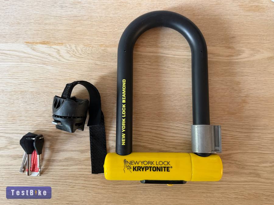 Kryptonite New York Diamond U lock  (Sarokcsiszoló-álló!) 