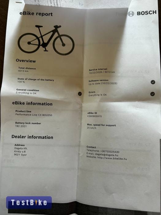 KTM Macina Power Sport 10 CX5 Elektromos Trekking/cross
