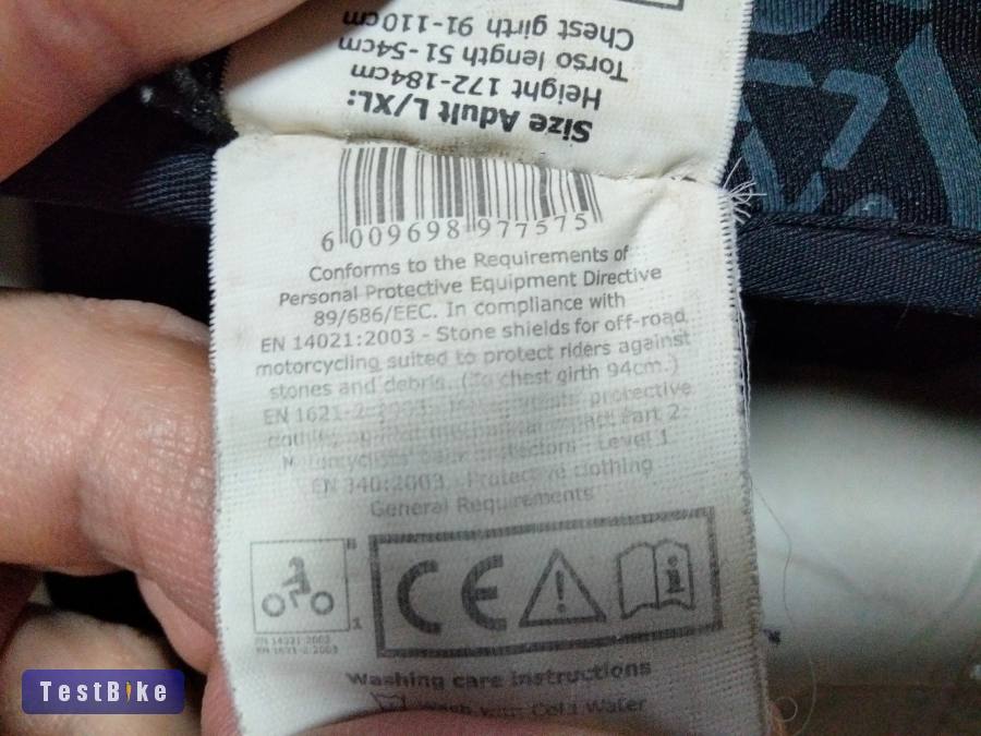 Leatt páncél -  mellkas és hátprotektor