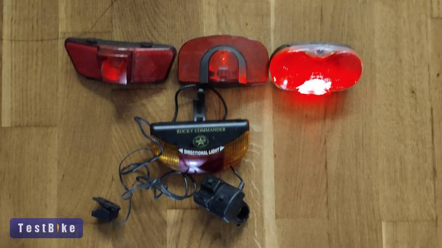 Ledes kerékpár hátsó lámpák 4 db egyben eladók 