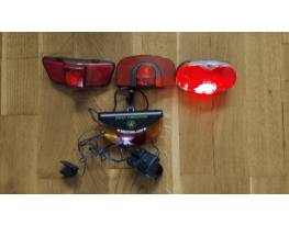 Ledes kerékpár hátsó lámpák 4 db egyben eladók 