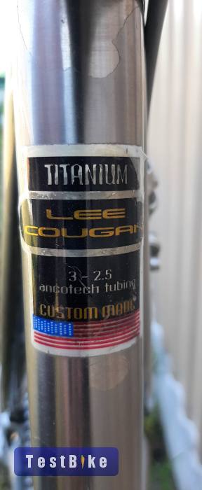 Lee Cougan TITANIUM karbon országúti versenykerékpár váz sze