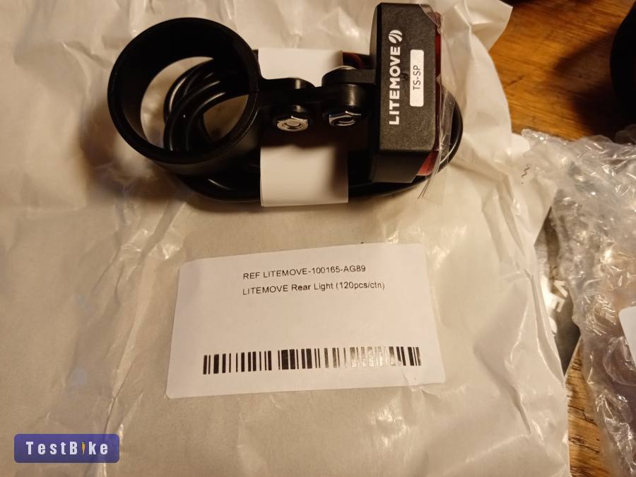 Új Litemove SE-110 E-Bike első+ hátsó lámpa 