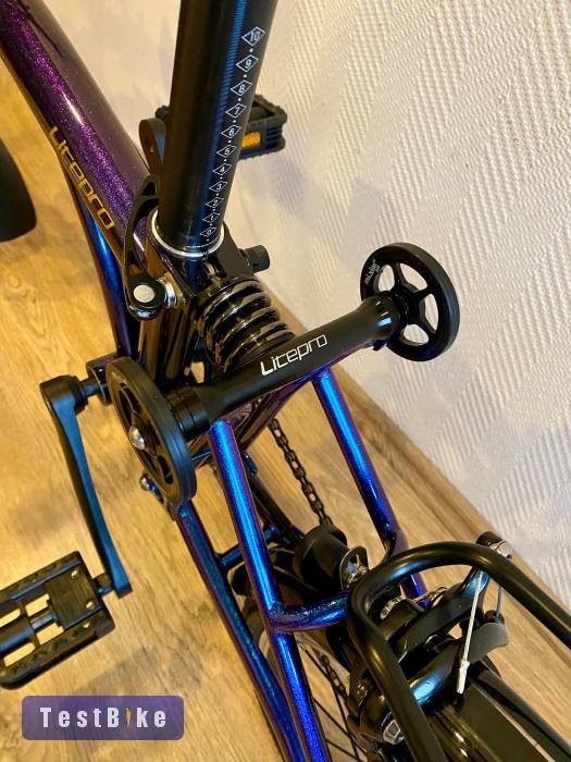 Litepro/ Brompton 16 coll 6 seb. összecsukható 