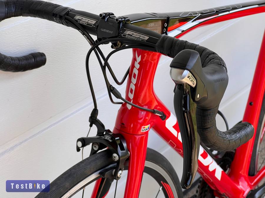 Look 675 Újszerű Carbon Országúti kerékpár 105 szett