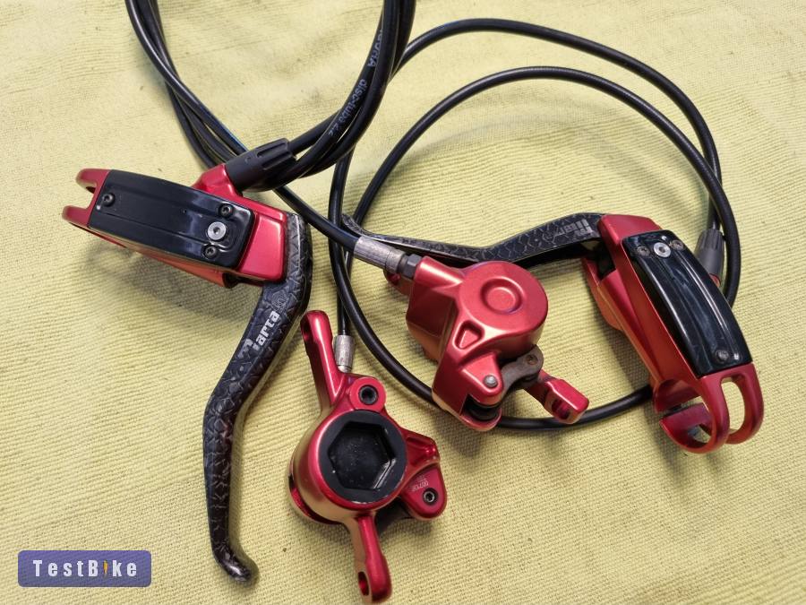 Magura Marta SL Red Hydraulic Disc Brakes - Carbon Levers