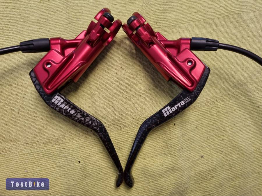 Magura Marta SL Red hydraulic disc brakes - carbon levers el