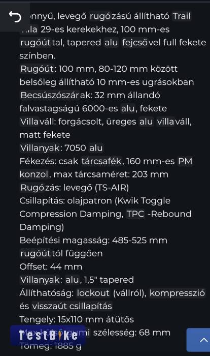 Manitou Machete Boost 29