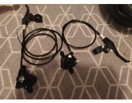 Mechanikus tårcsafék szettben dechatlonos bringåról.