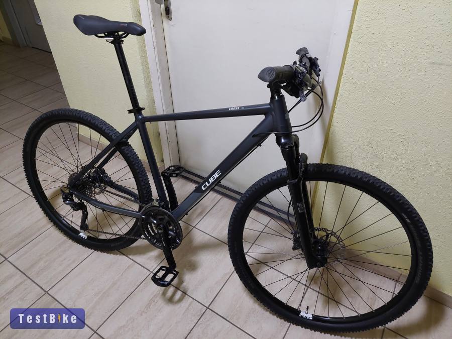 Cube Cross EXC 28 trekking, full-full XT, levegős villa