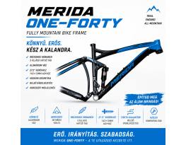 Merida One-Forty 27.5" MTB fully váz, Rockshox Monarch RT3 