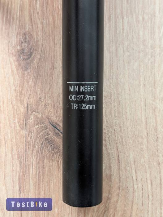 Meroca 27.2 400mm 125mm utas teleszkópos nyeregcső 