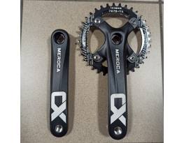 Meroca négyszögtengelyes hajtókar 36-os narrow-wide lánctány