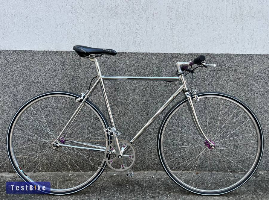 Motobecane króm singlespeed egysebi országúti kerékpár