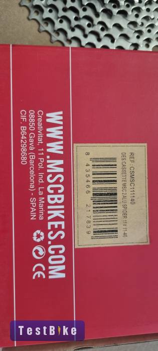 MSC Spider 11-40t 11s új fogaskoszorú