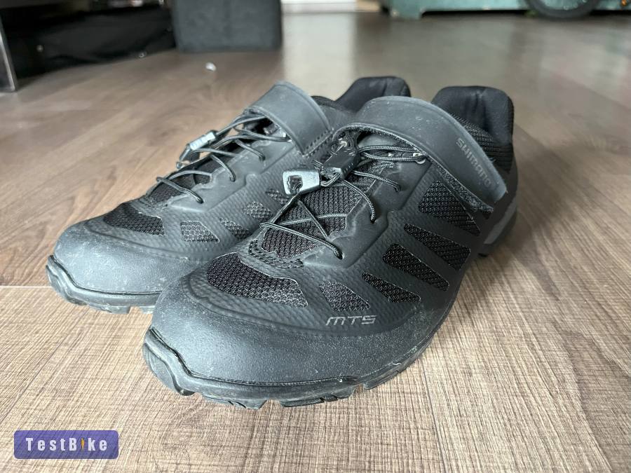 MTB kerékpáros cipő: Shimano SH-MT502 SPD MTB fekete 43-as