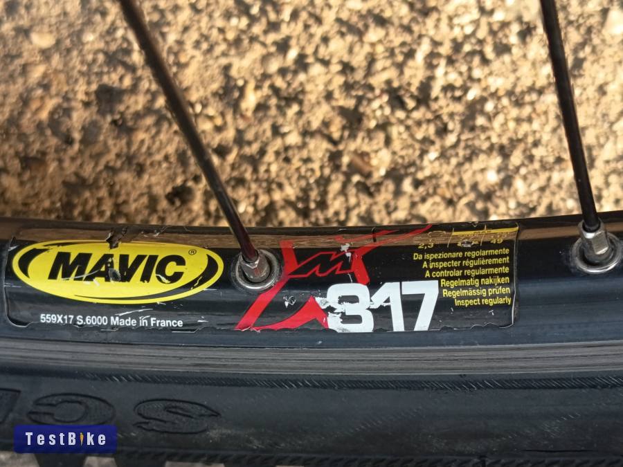 MTB kerékszett első, hátsó, Shimano Deore agyak Mavic felni,