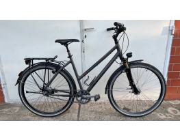 Női alu trekking bicaj Shimano 8, Magura, teljes felszerelés