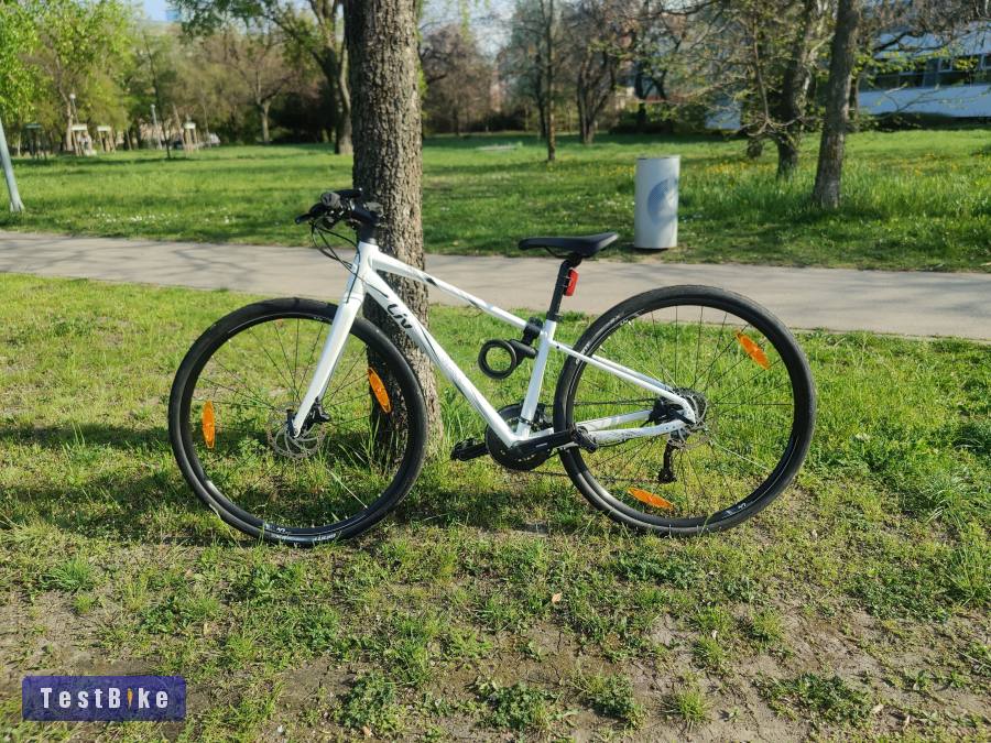 Női XS Fitness kerékpár -egyenes kormányú országúti kerékpár