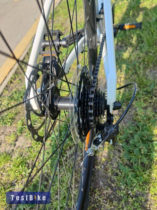 Női XS Fitness kerékpár -egyenes kormányú országúti kerékpár