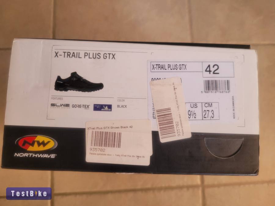 Northwave XTrail Plus GTX Shoes Black 42 Férfi bicikliscipő