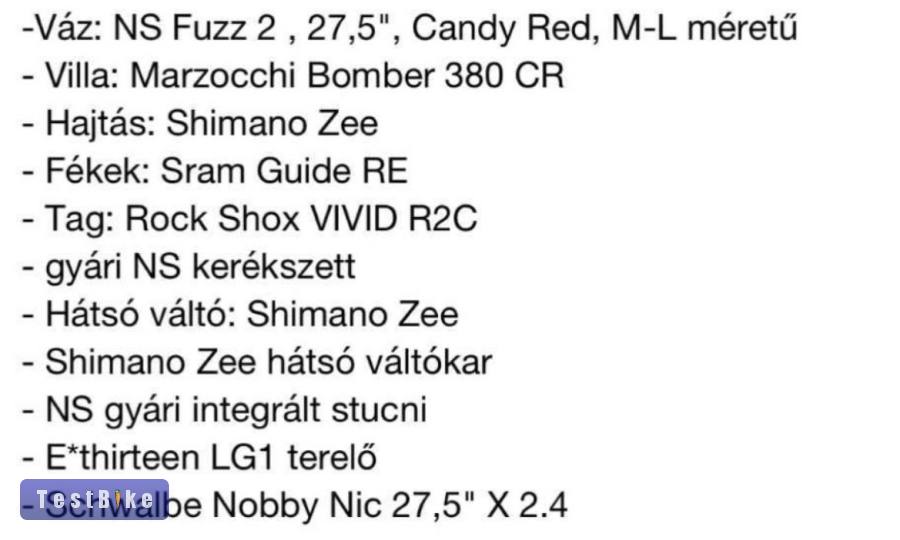 Ns Fuzz-downhill bringa