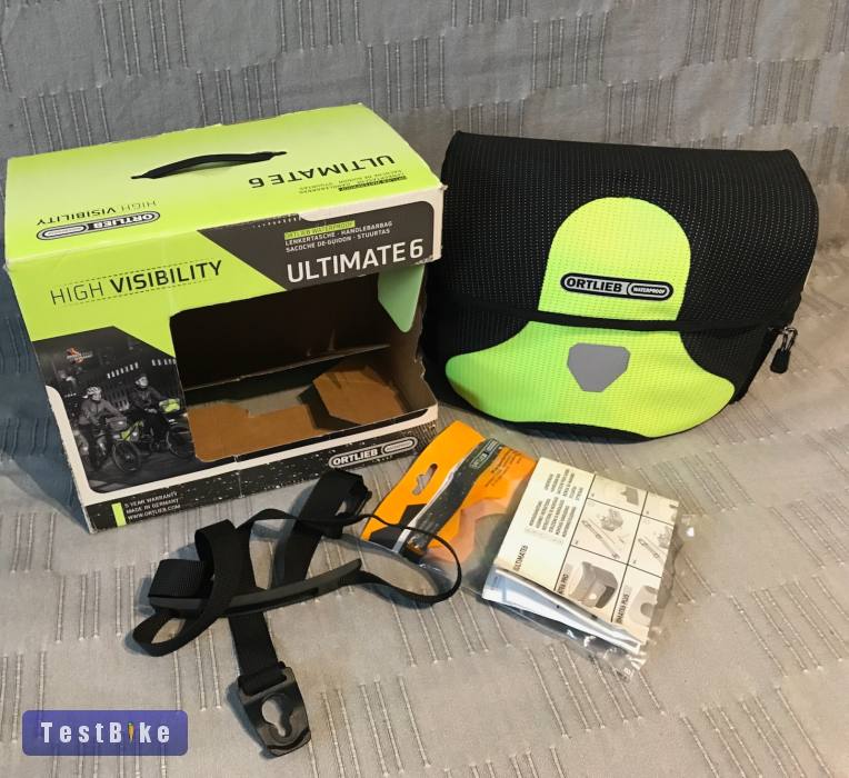 Ortlieb Ultimate 6 High Visibility kormány táska