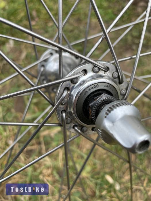 Outi első kerék, Shimano 600 gyorszáras agy + DRC felni