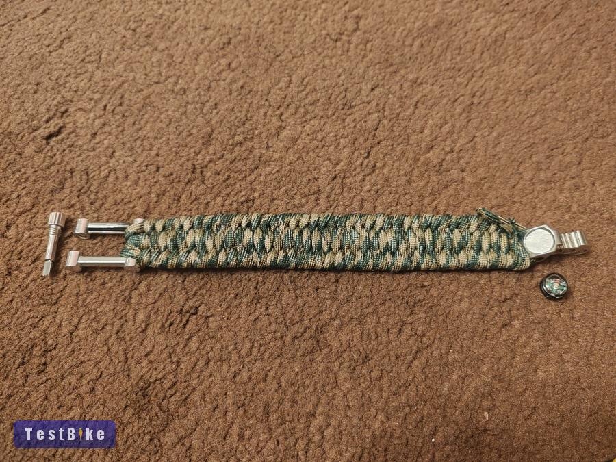 Paracord túra karkötő 