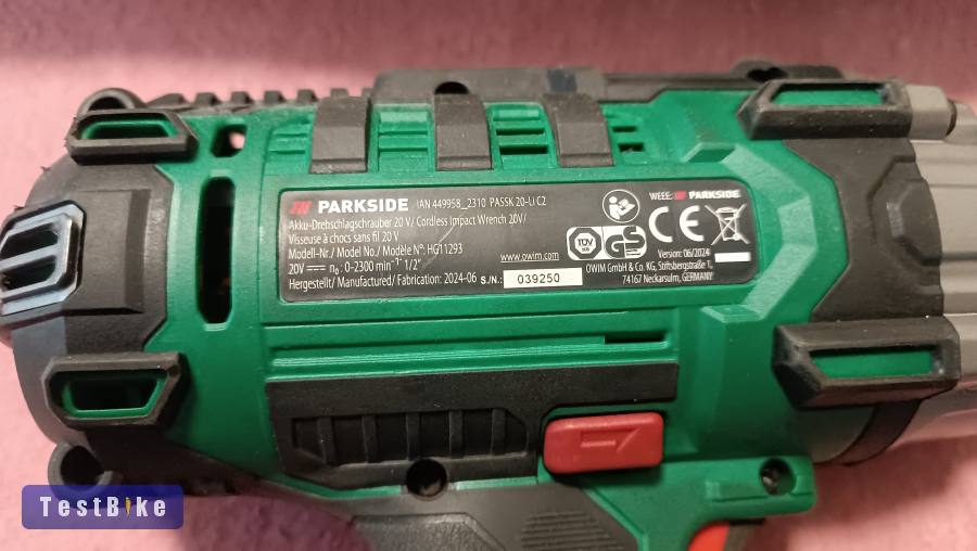 Parkside PASSK 20-LI C2 ütvecsavarozó
