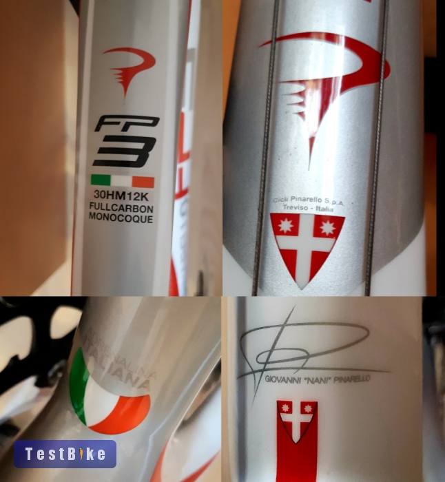 Pinarello FP3 karbon kerékpár. Használt, új állapotú! L-es, 