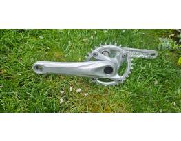 Polirozott Shimano M615 2x hajtókar 1x11/12 konfigban