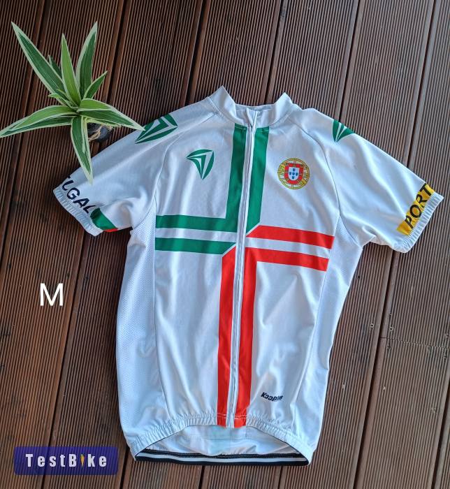Portugal mintás biciklis póló